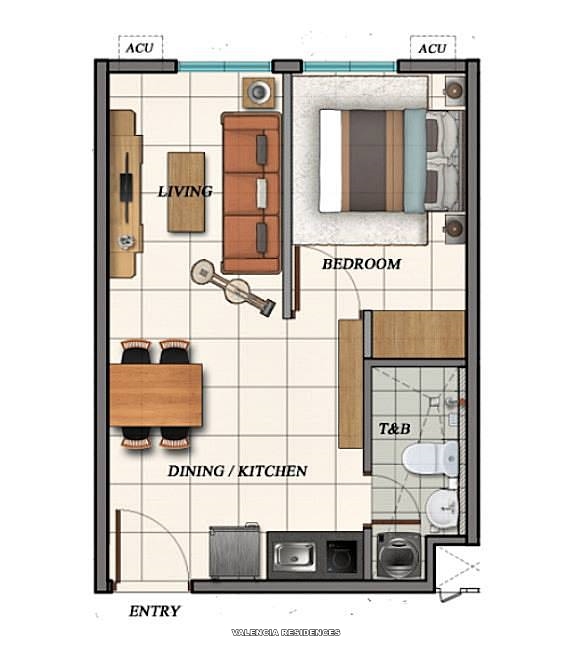 Valencia Cebu Condo Unit Floor Plan Valencia Cebu