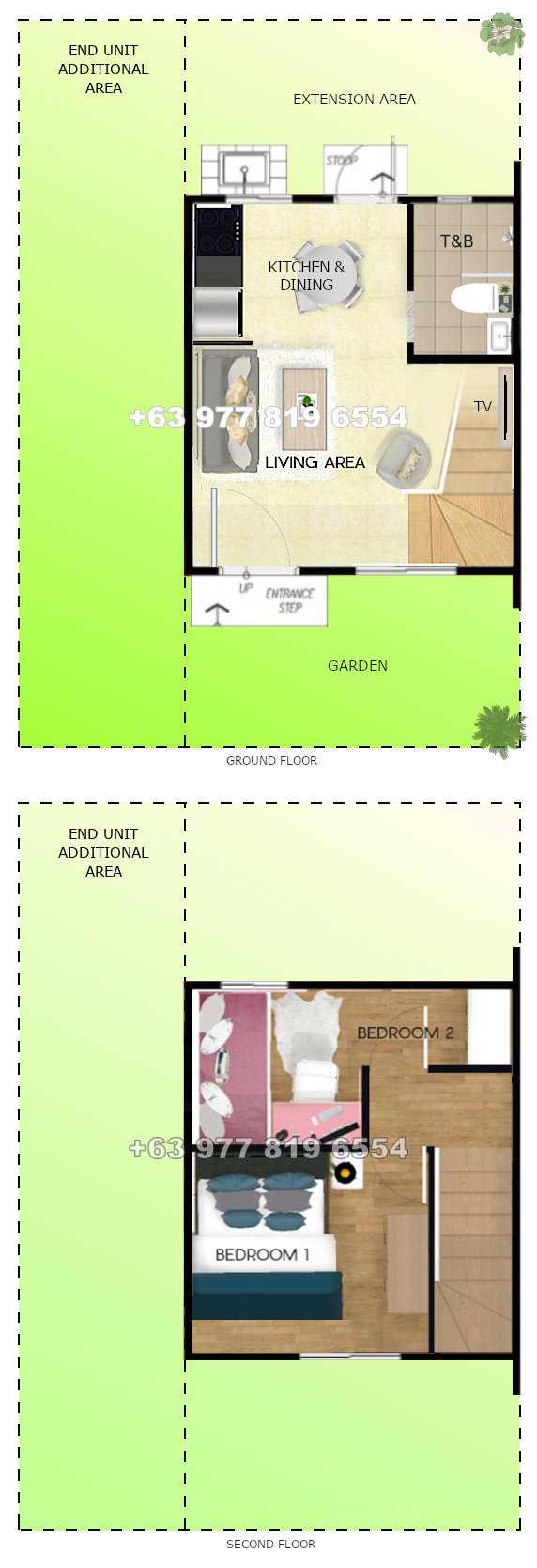 Arielle Floor Plan House and Lot in Provence Malolos